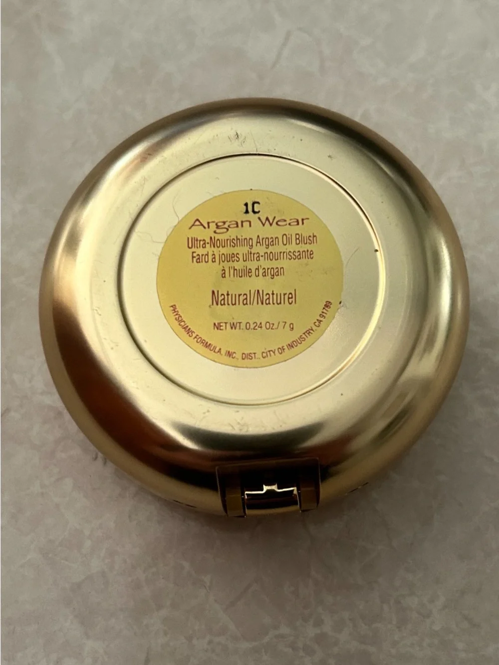 NWOB Physicians Formula Argan Wear Ultra-Nourishing Argan Blush Natural 0.24 oz